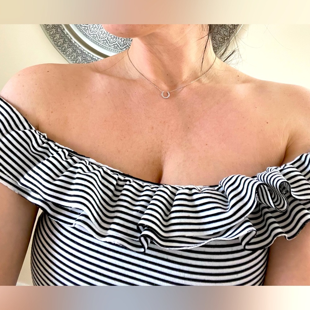 Zara Off the Shoulder Midi Dress - Picture 2 of 3